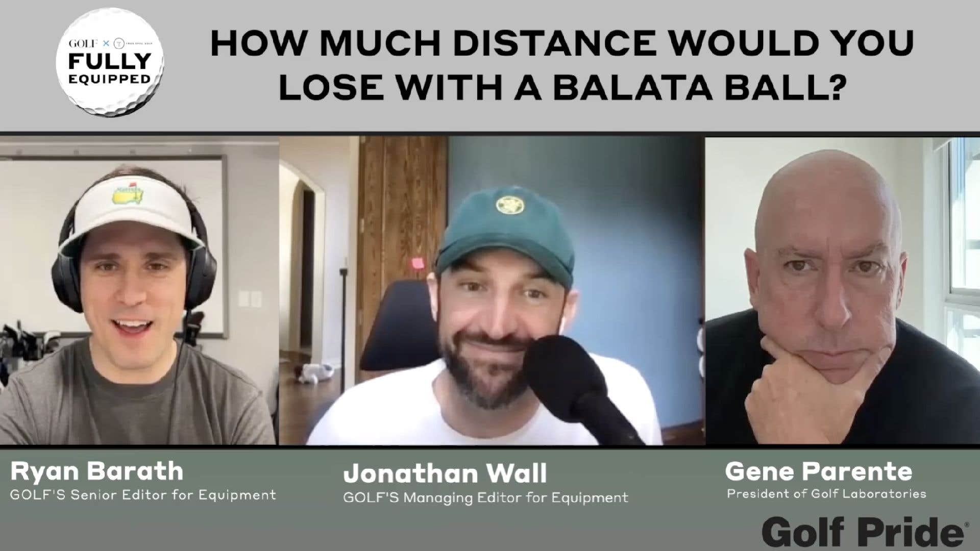 Fully Equipped: How much distance would you lose with a balata ball?