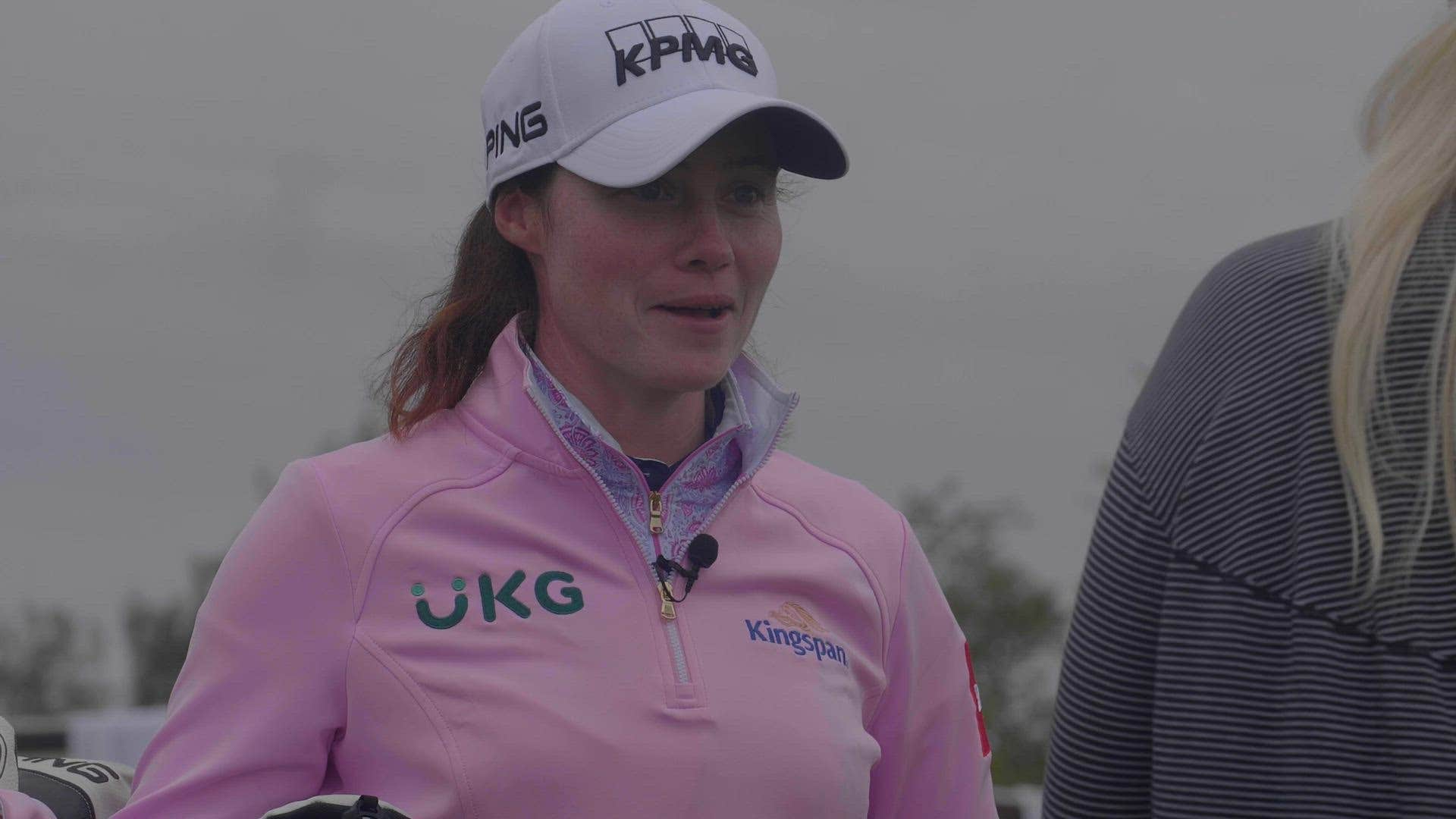 Leona Maguire teaches hitting fairway woods | Pros Teaching Joes